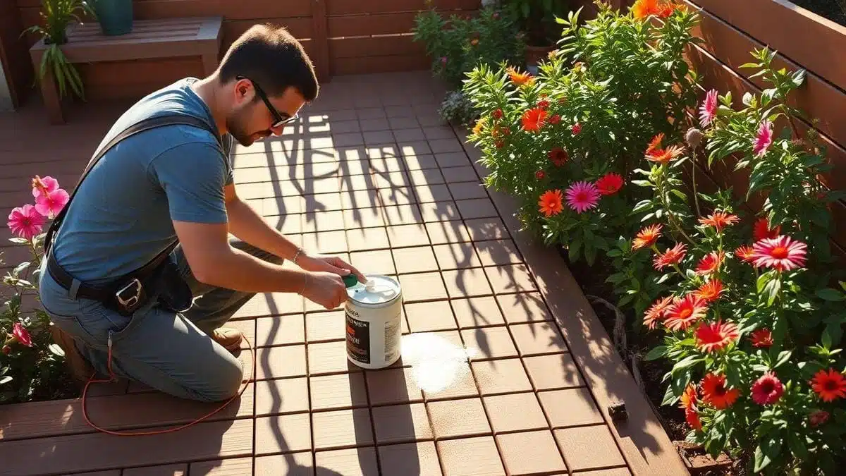 Manutenção de um deck de madeira sustentável Manutenção de um deck de madeira sustentável