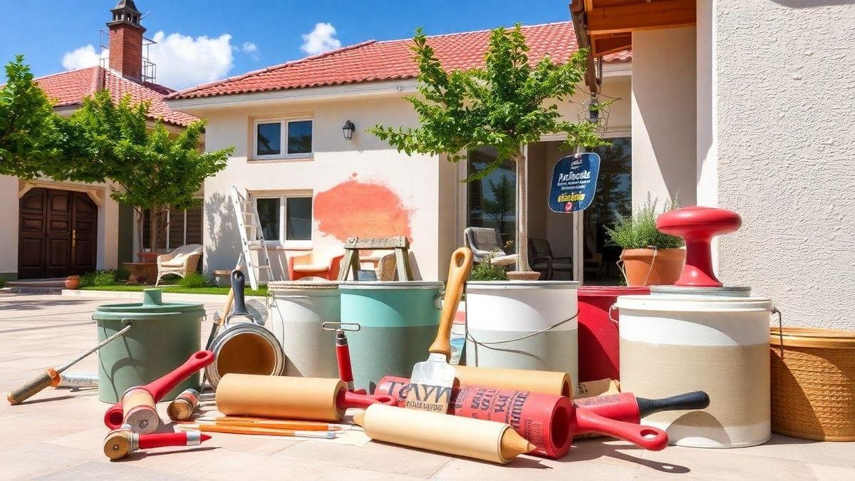 Produtos para pintura de exteriores que facilitam o trabalho