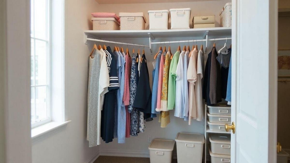 Soluções para Reduzir a Desordem no Closet