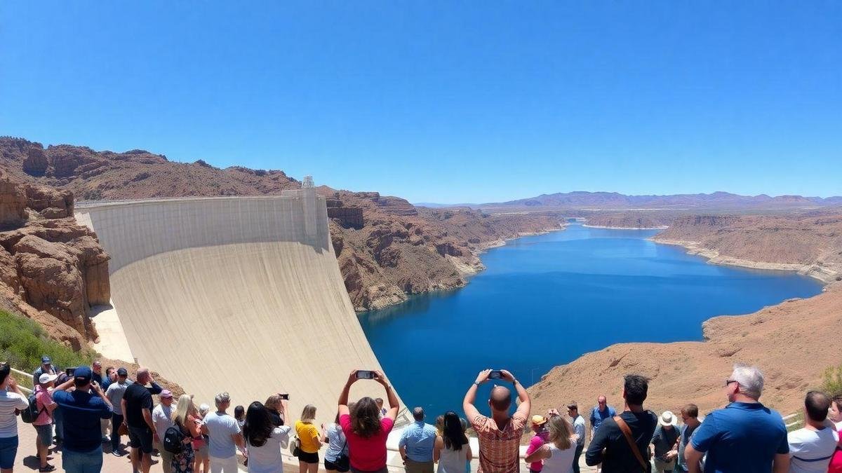 Turismo na Barragem de Hoover
