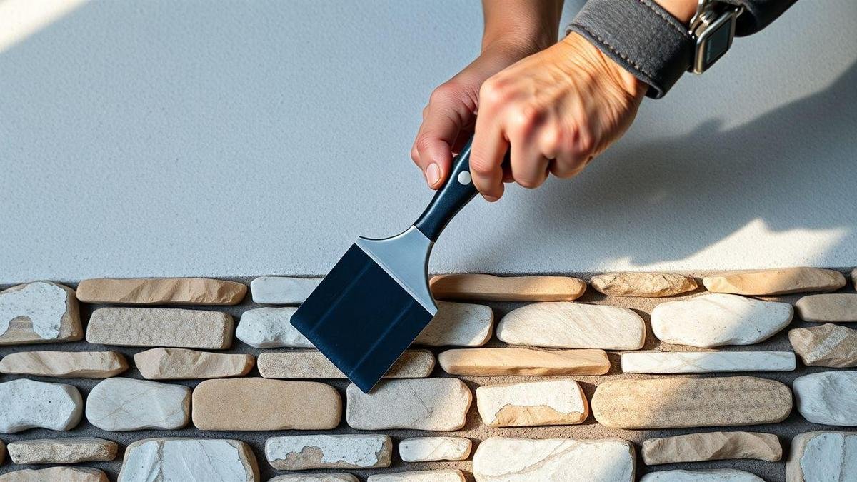 Como fazer nivelamento, alinhamento e técnicas de rejuntamento para pedras decorativas