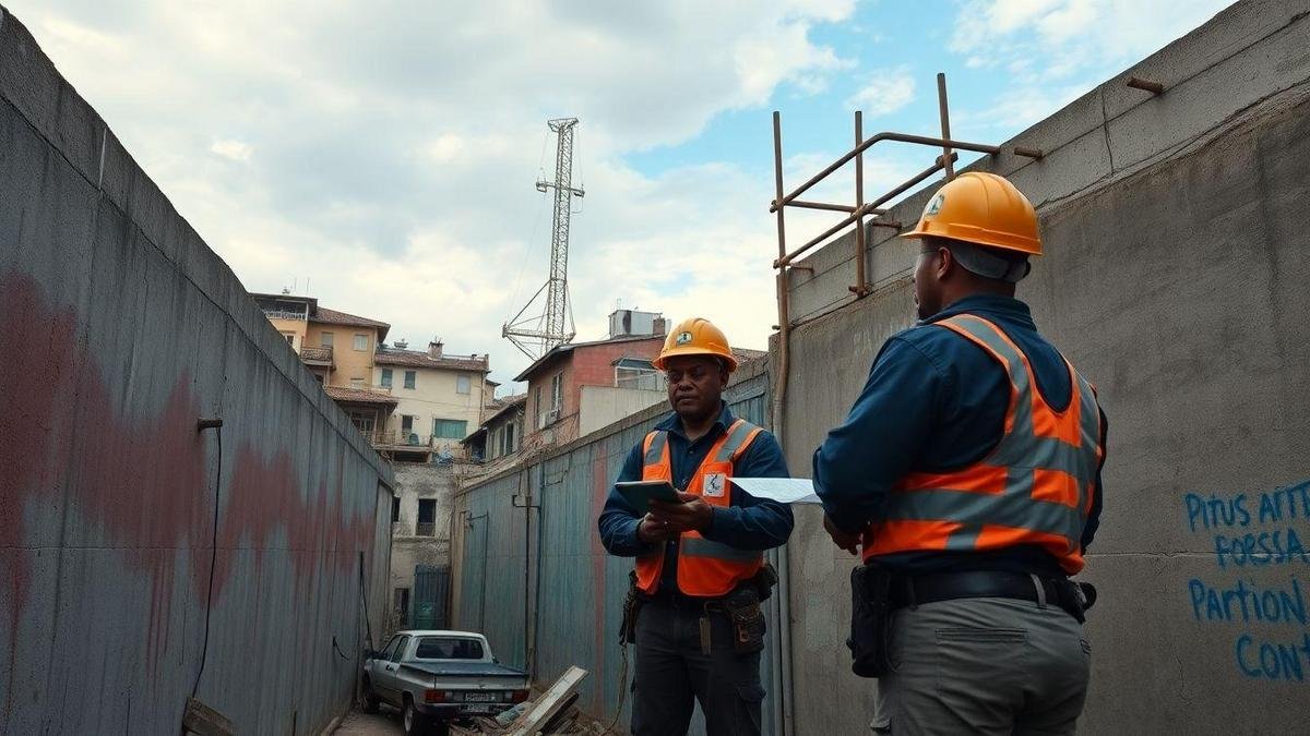 Gestão de riscos e contingências obra Alemão