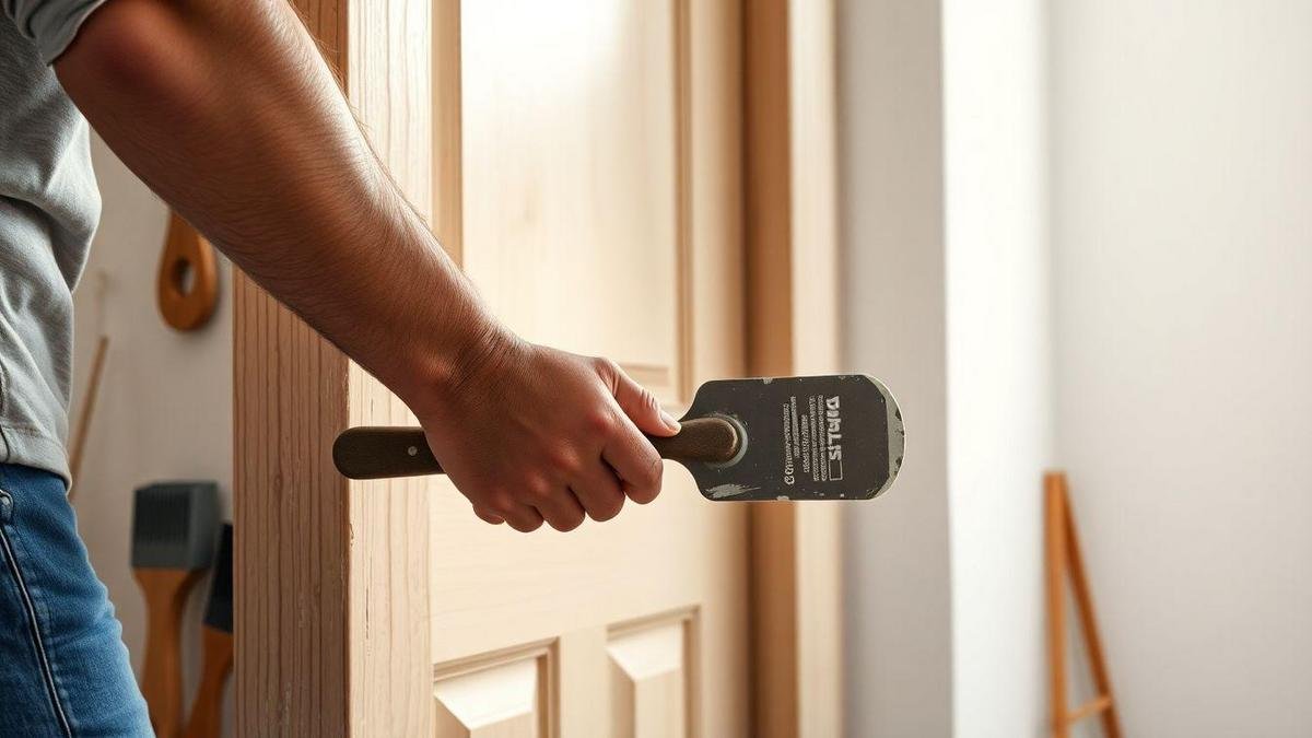 Acabamento de portas e cantos sem ferramentas elétricas para você fazer em casa