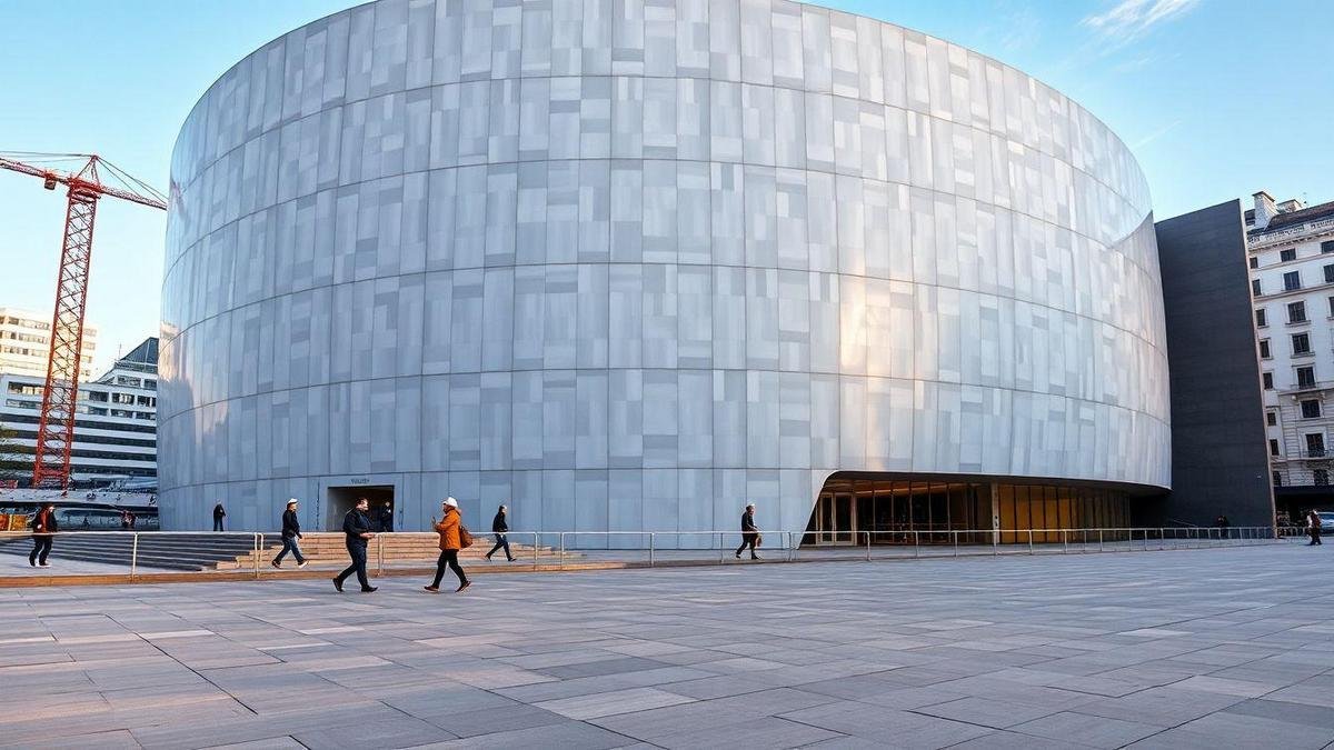 Como você entende o tamanho e a escala do prédio do Guggenheim Bilbao com engenharia estrutural Museu Guggenheim
