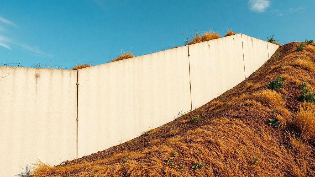Drenagem para muros de arrimo e muros de arrimo em concreto armado com drenagem integrada para terrenos inclinados