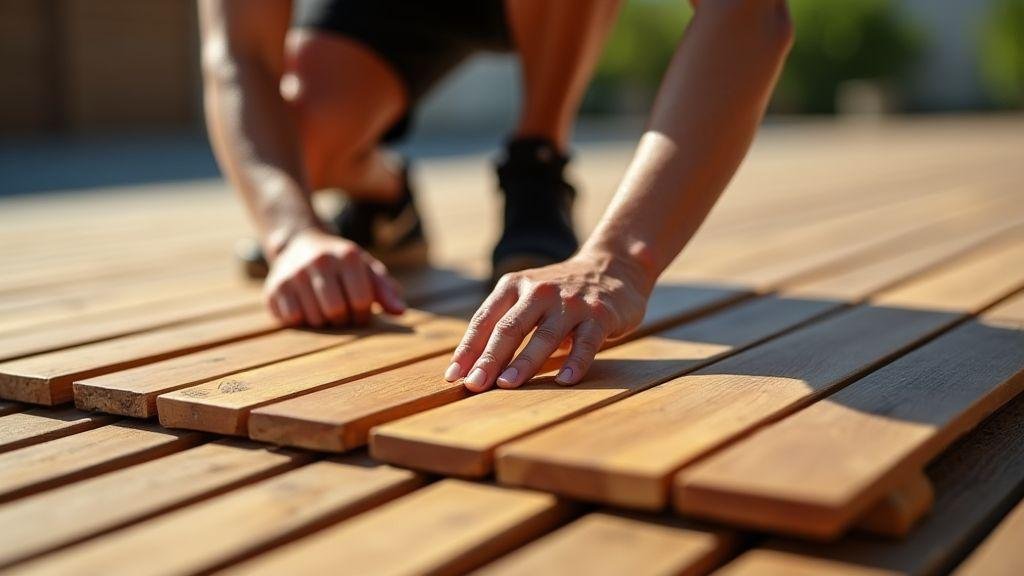 Estrutura e montagem de seu deck modular sem ferramentas especiais