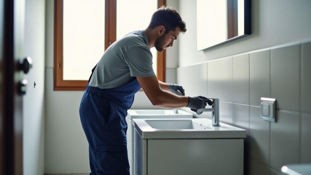 Instalação e manutenção do sistema de reaproveitamento de águas cinzas para descarga de vasos sanitários