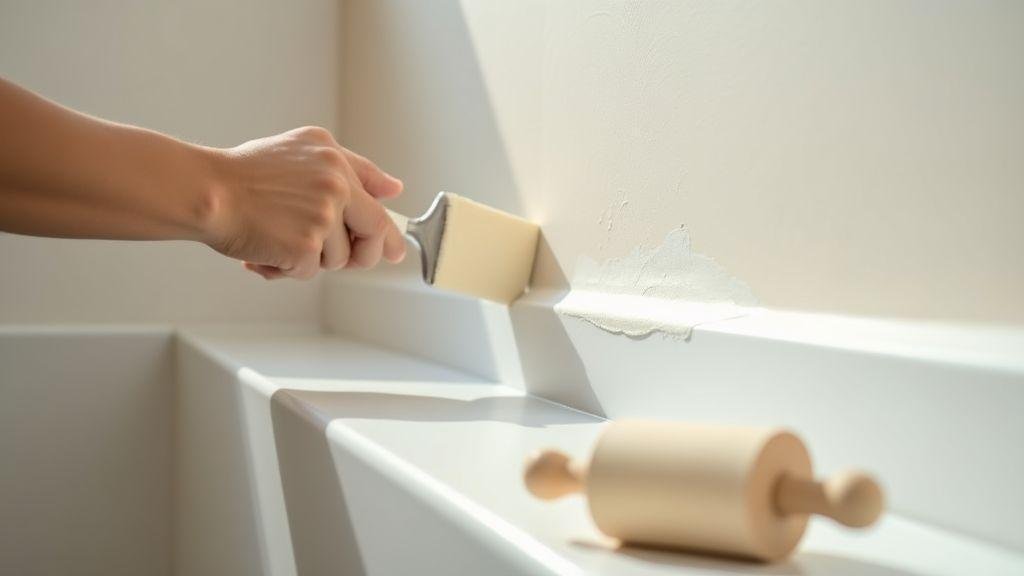Solucoes temporarias e quando chamar um profissional para reparo de trincas sem repintura