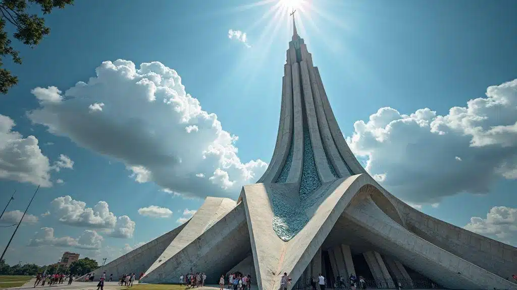 Como a estrutura hiperboloide Catedral funciona e o que você deve saber sobre Catedral de Brasília engenharia