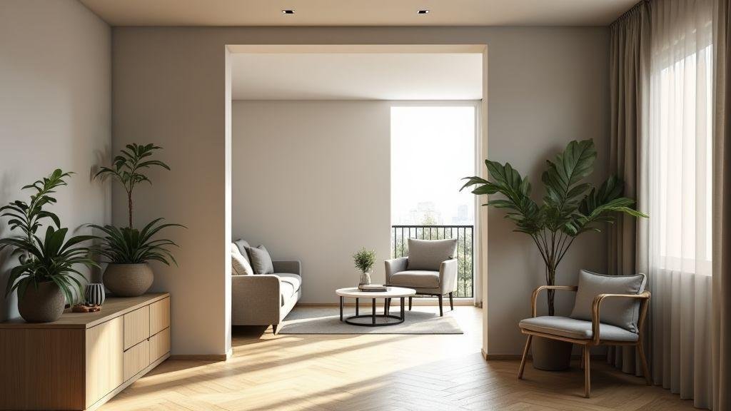 Como a instalação de portas de correr embutidas para otimizar ambientes pequenos faz seu espaço parecer maior