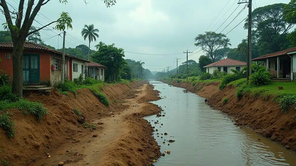 Como a retirada de vegetação e o assoreamento de rios aumentam o risco de enchentes por obras