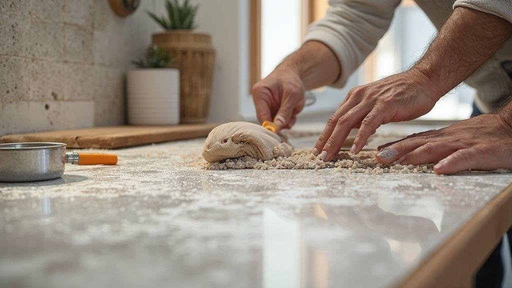Como revestir bancada de cozinha com porcelanato: técnica e cuidados