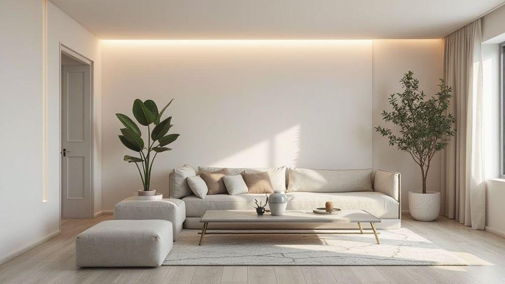 Design e escolha de cor para iluminação linear em sancas fáceis Design e escolha de cor para iluminação linear em sancas fáceis