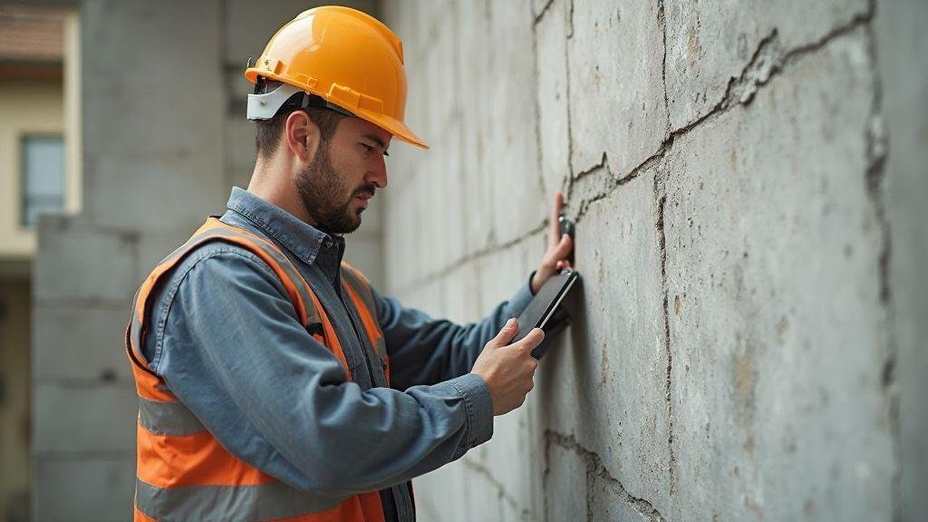 Identificar causas e avaliar fissuras antes de escolher Métodos de reforço estrutural para suportar paredes com fissuras