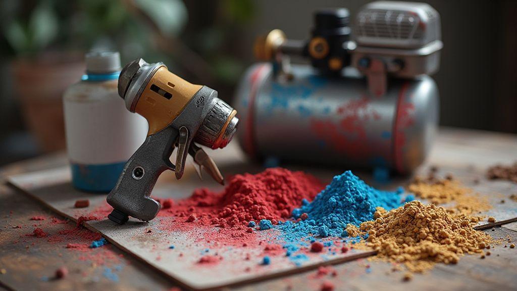 Materiais e tintas para pintura eletrostática caseira