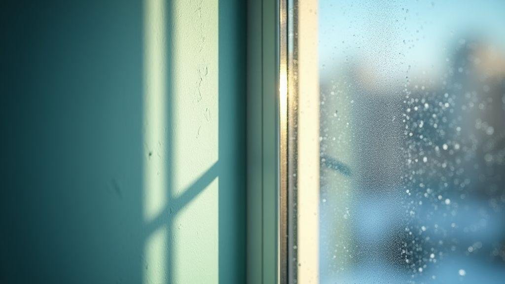O que causa condensação em paredes frias