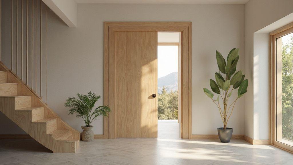 Passo a passo porta de correr suspensa com trilho oculto para ambientes pequenos