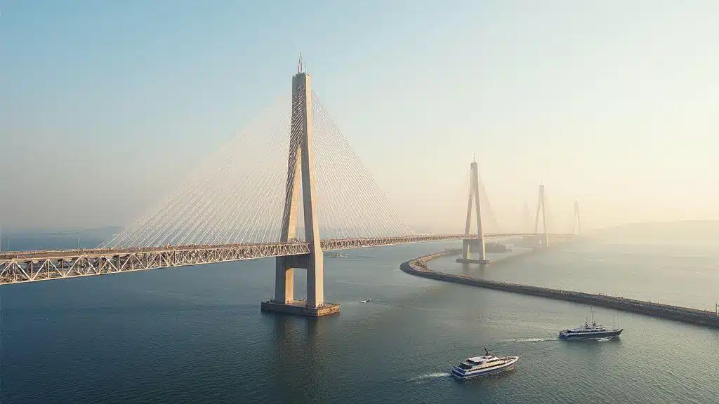 Ponte Akashi Kaikyō e o vão central de 1 991 metros que mostra tecnologia de pontes