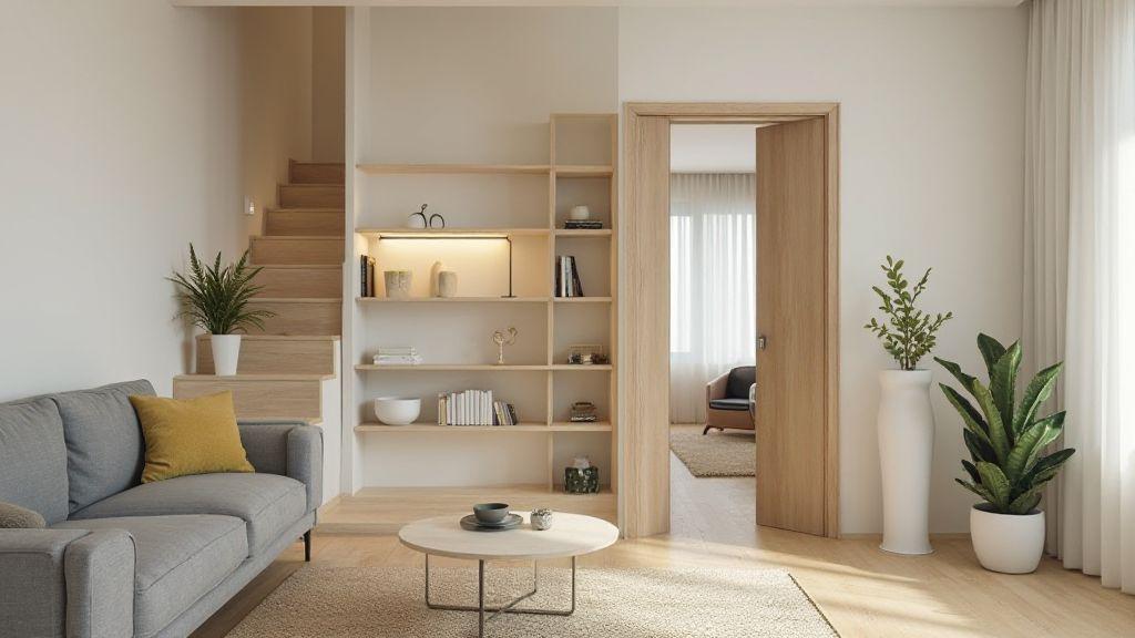 Por que escolher porta de correr suspensa em ambientes pequenos