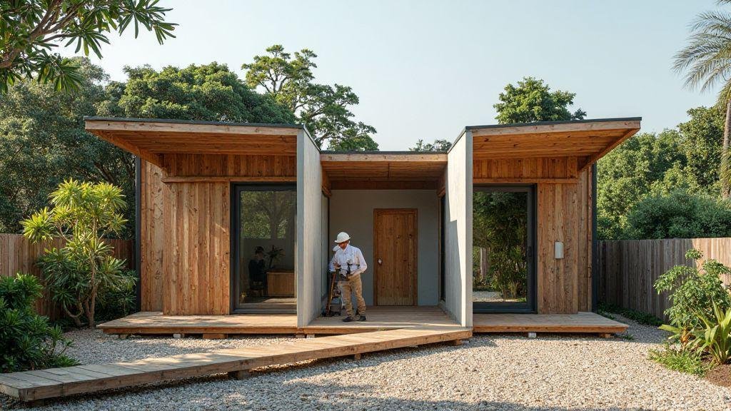 Tecnologias construtivas modulares usadas no Brasil e como elas impactam o custo (woodframe, steel frame, painéis)