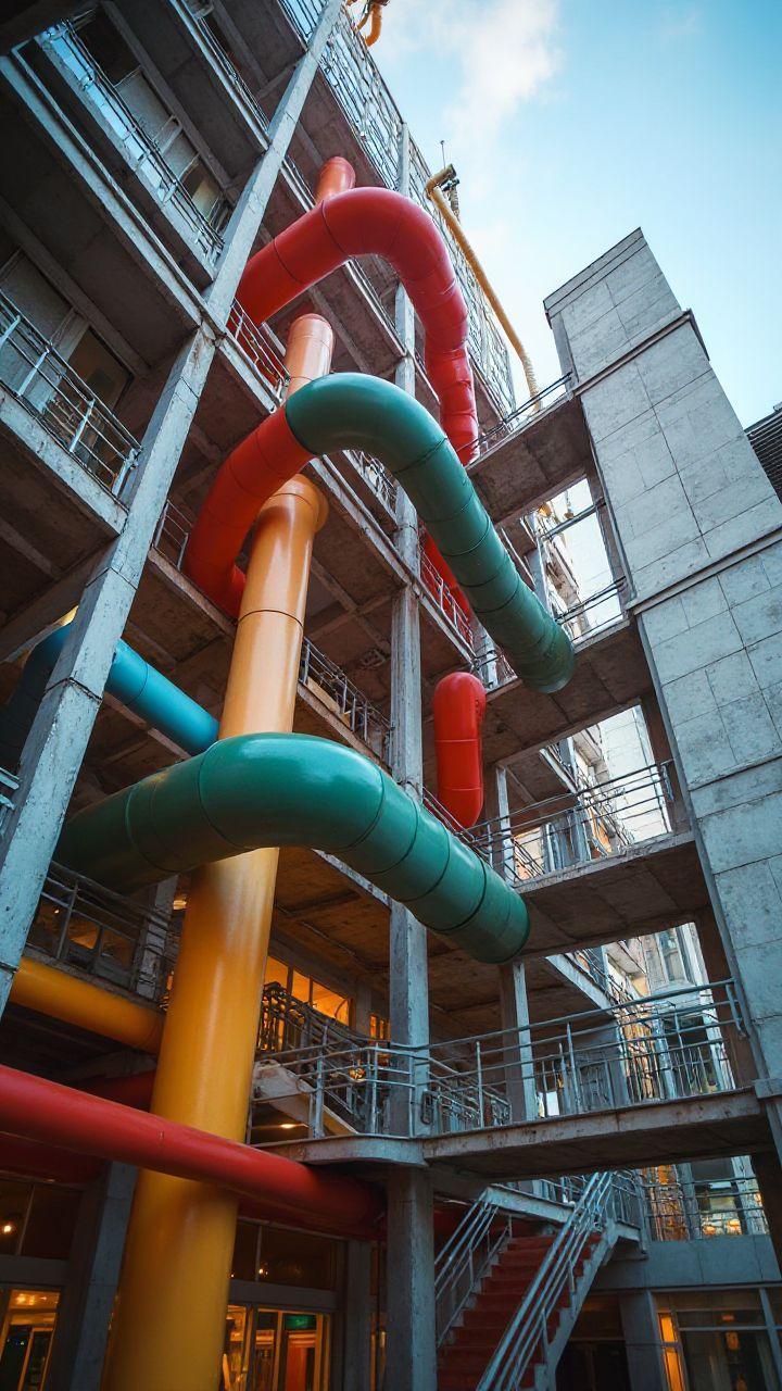 Como o Centro Pompidou Revolucionou Estruturas de Grande Escala