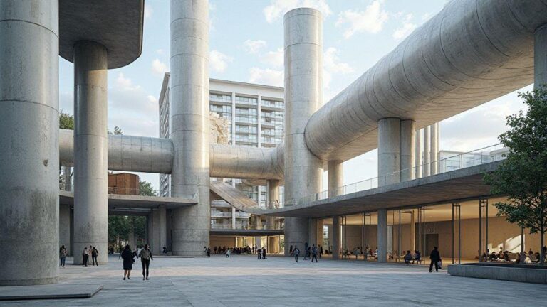 large-scale-engineering-structures-with-a-pompidou-center