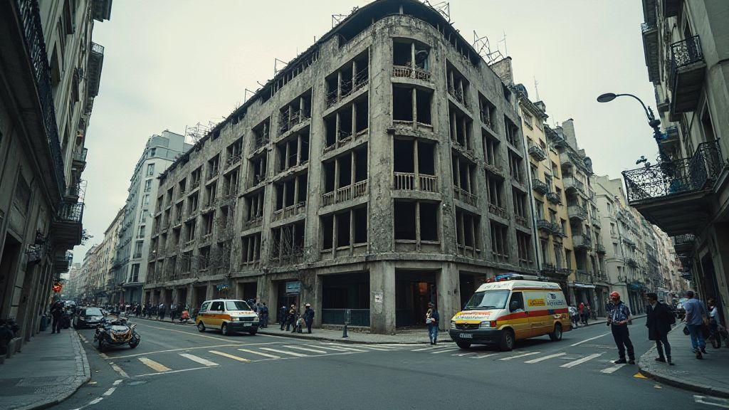 voce-acompanha-colapso-parcial-de-predio-em-madrid-durante-reforma-para-hotel-com-vitimas