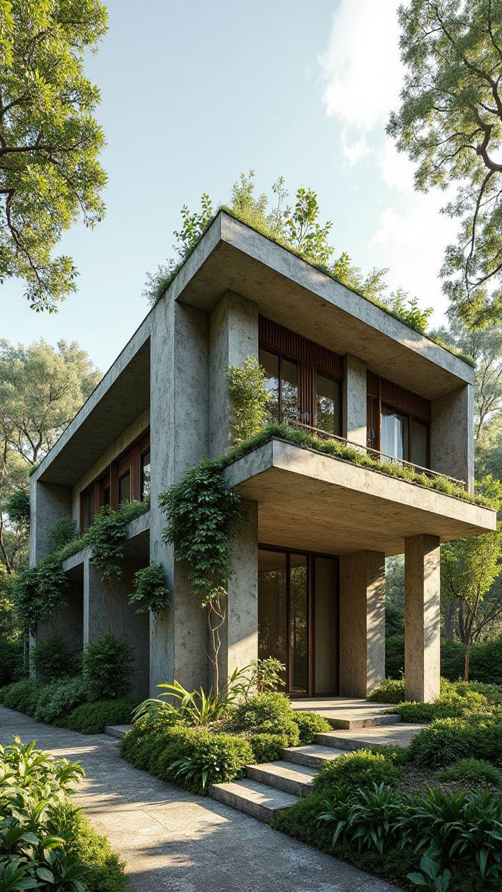 Concreto sequestrador de carbono: prédios que viram florestas urbanas