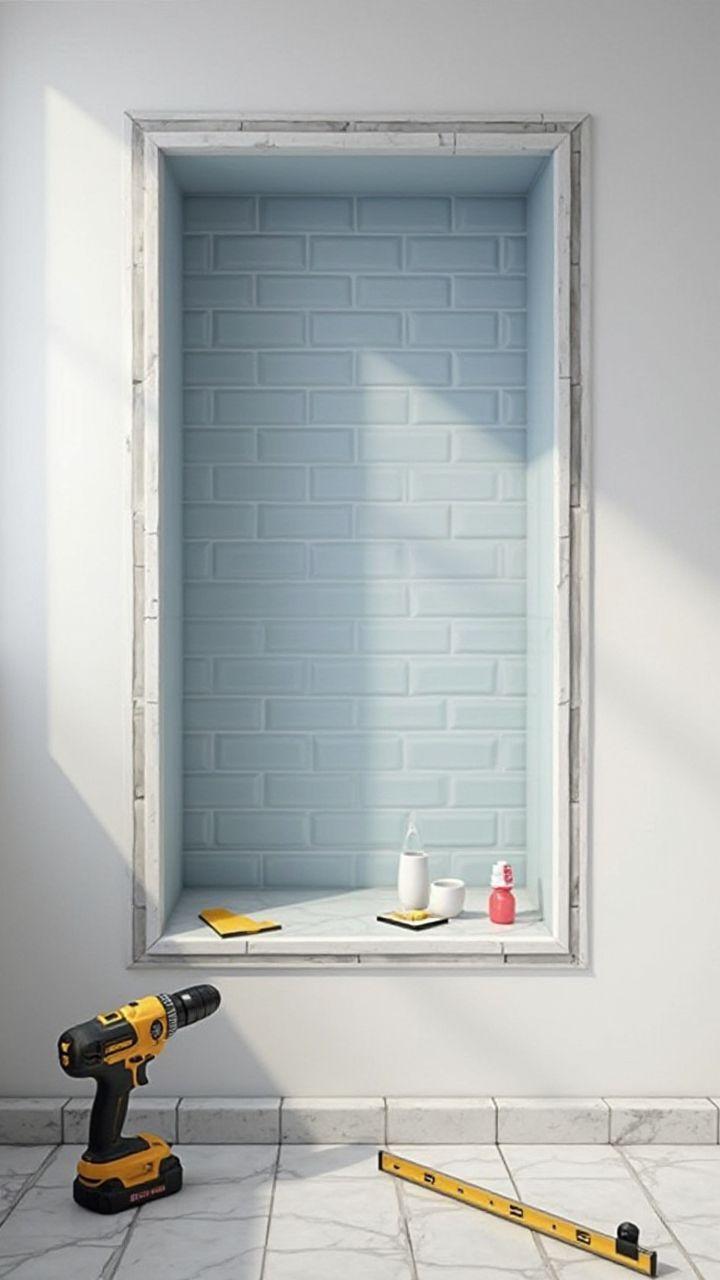 Segredo do nicho embutido: instalação para quem tem coragem