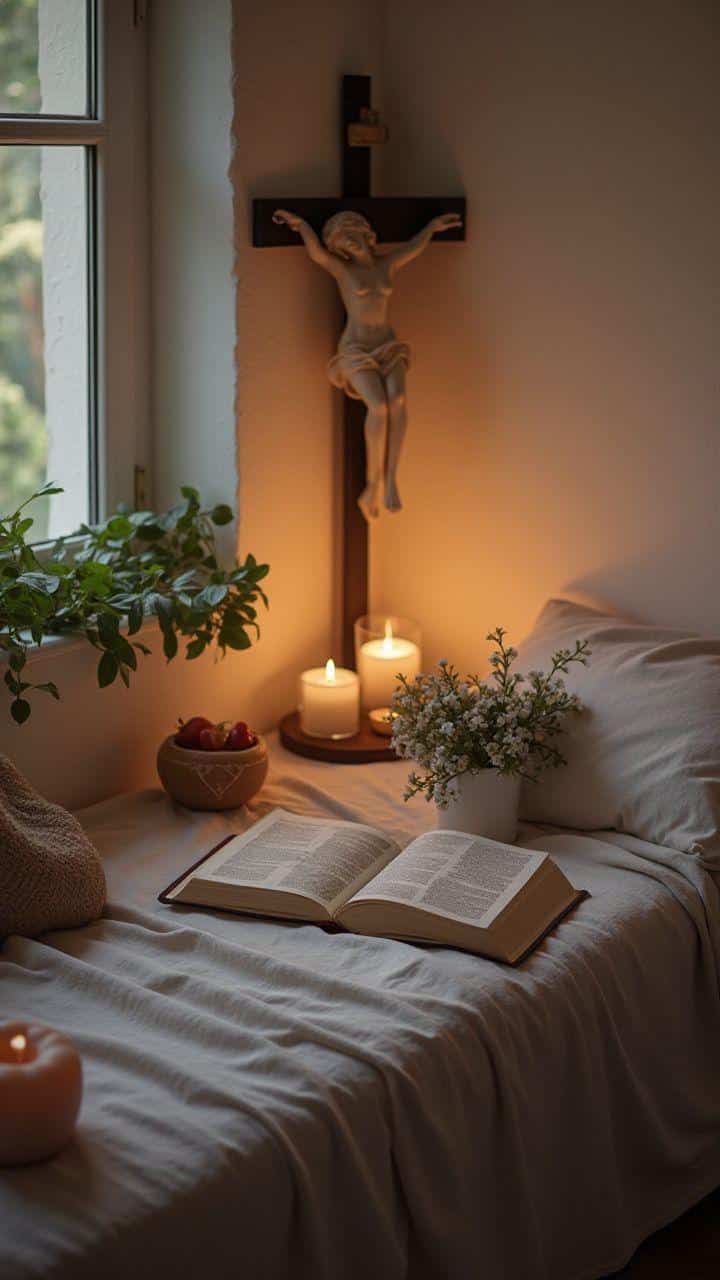 Descubra como criar um Cantinho de Oração em casa com dicas