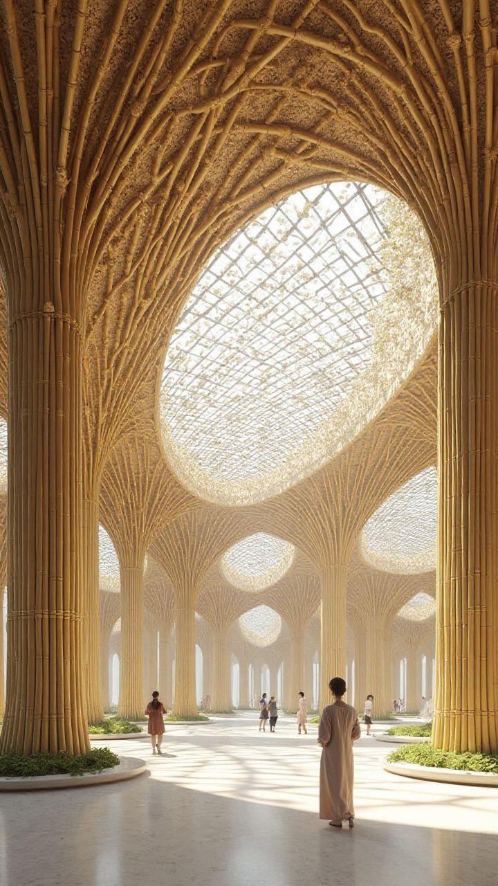 Descubra a revolução do bambu: aço vegetal para grandes vãos