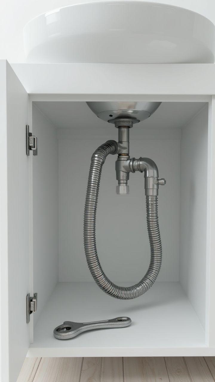 Saiba como trocar o engate flexível da pia ou do vaso