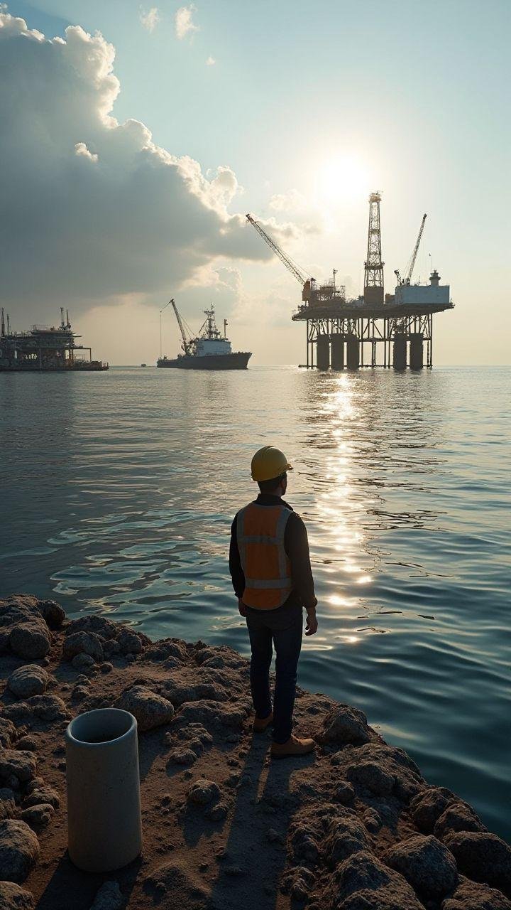 Engenheiros de fronteira marítima: construindo portos e plataformas